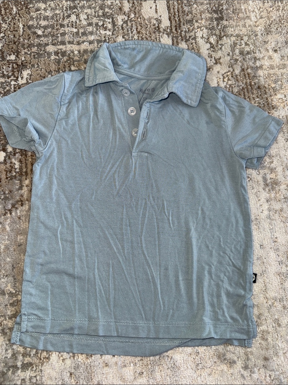 Kyte BABY Fog Short Sleeve Polo 3T
